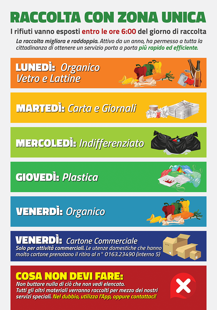 calendario raccolta rifiuti borgosesia